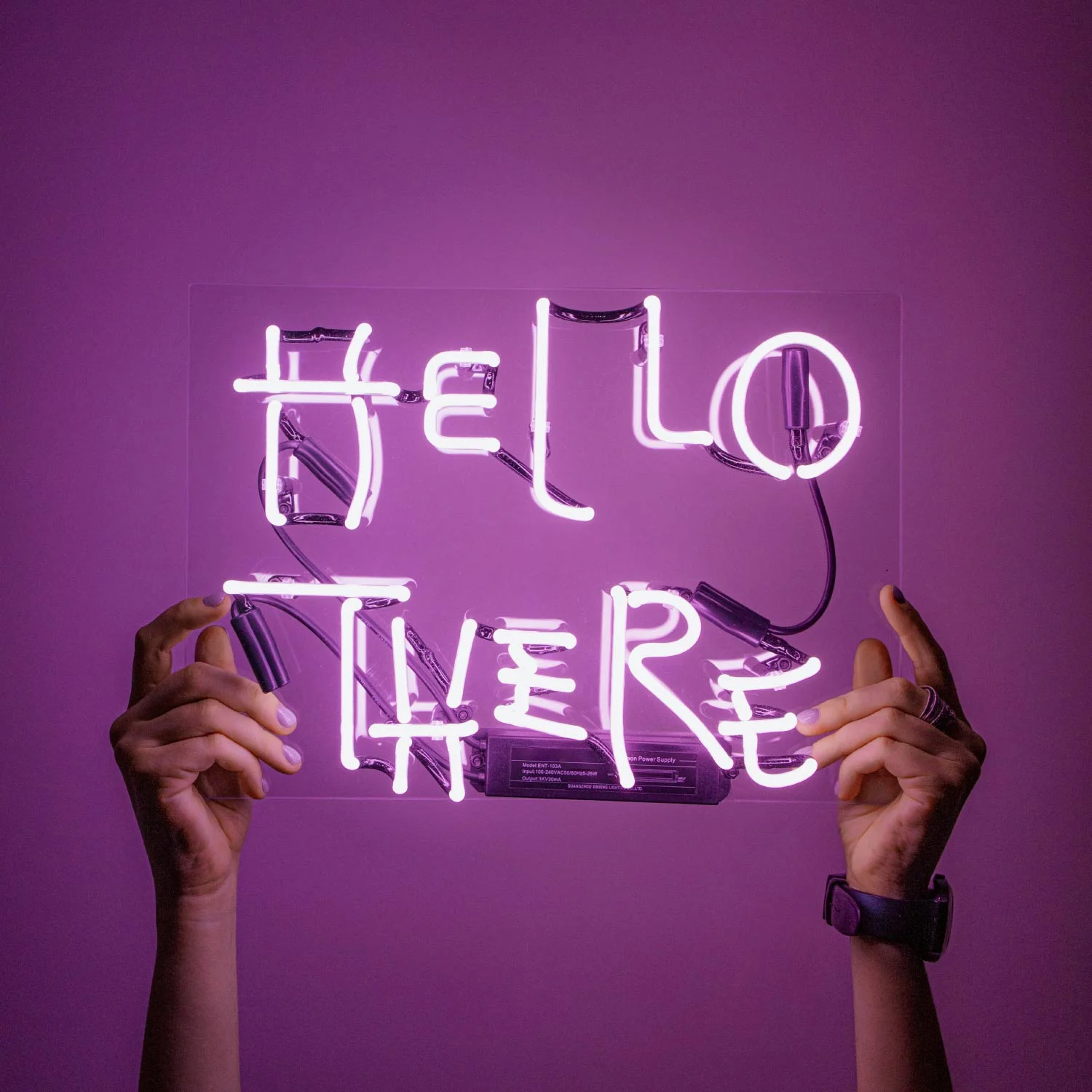 banner image with hello text